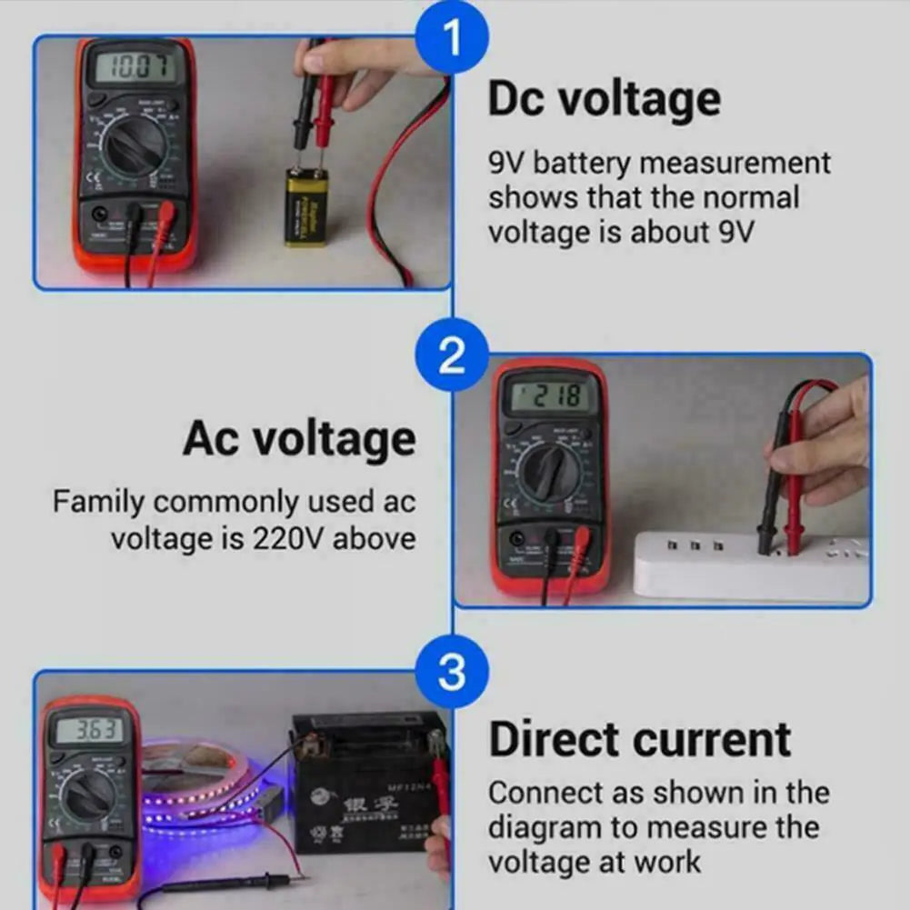 Digital Multimeter AC DC Voltmeteer