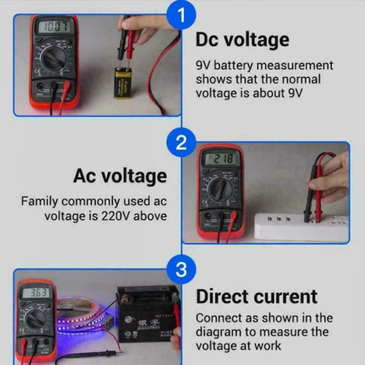 Digital Multimeter AC DC Voltmeteer