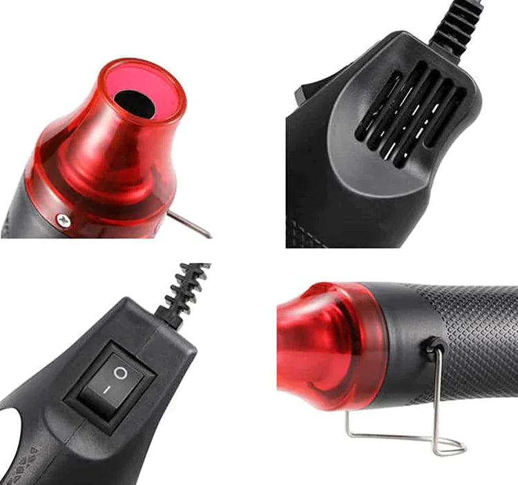 Compact Crafting Heat Gun with Nozzles