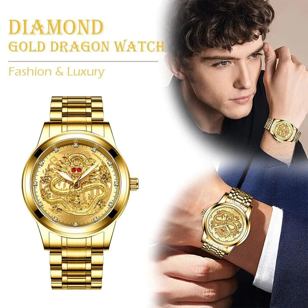 Diamond Quartz Watch